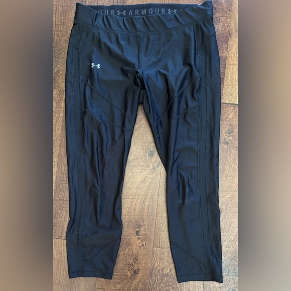 Under Armour Womens compression leggings 2 two pairs XL extra large heat gear - Picture 2 of 11